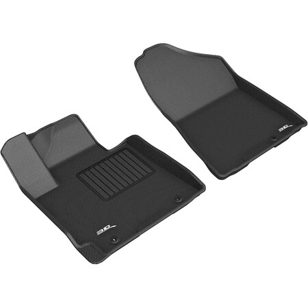 3D Maxpider Y09811509 Kagu 1st Row Floor Mat for 2019-2020 Hyundai Tucson, Black A3D-Y09811509